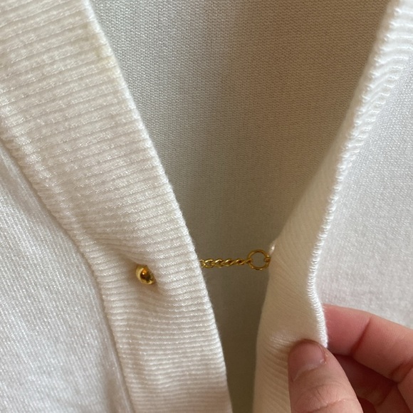 InWear Gold Chain Detail Resort Wear Cardigan - Picture 3 of 7